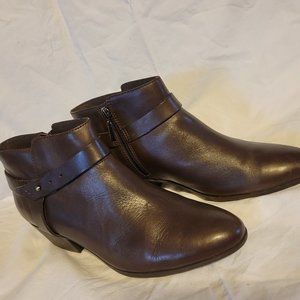 CLARKS Ankle Boots, leather, size 11